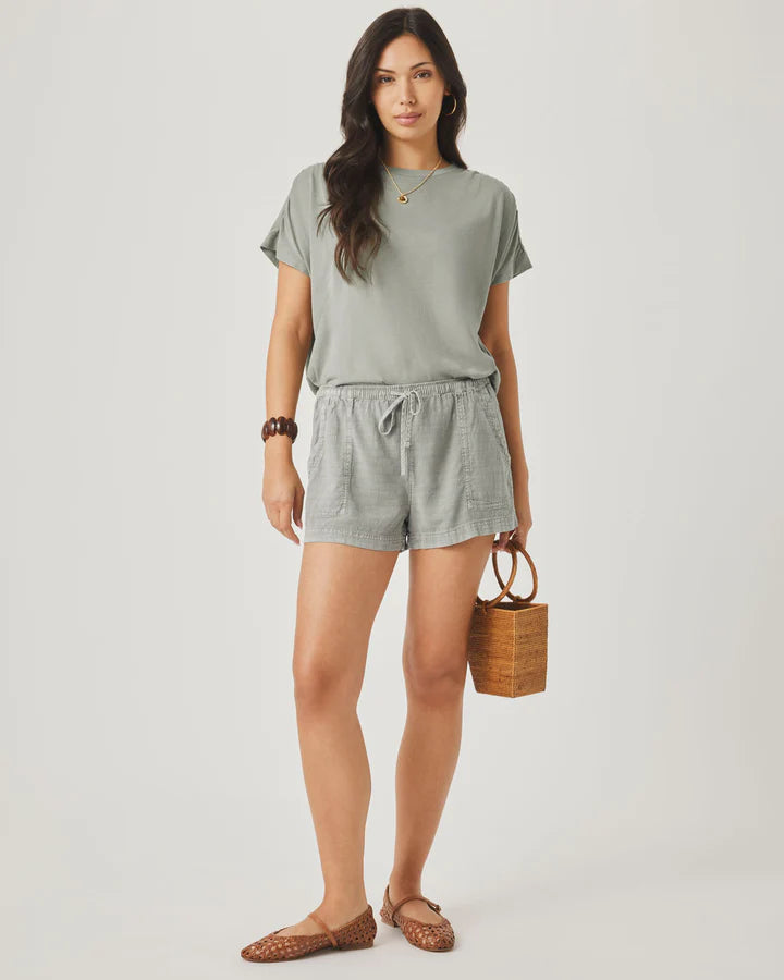 Splendid | Rosalie Short | Eucalyptus | Front | Vagabond | Apparel | Boutique