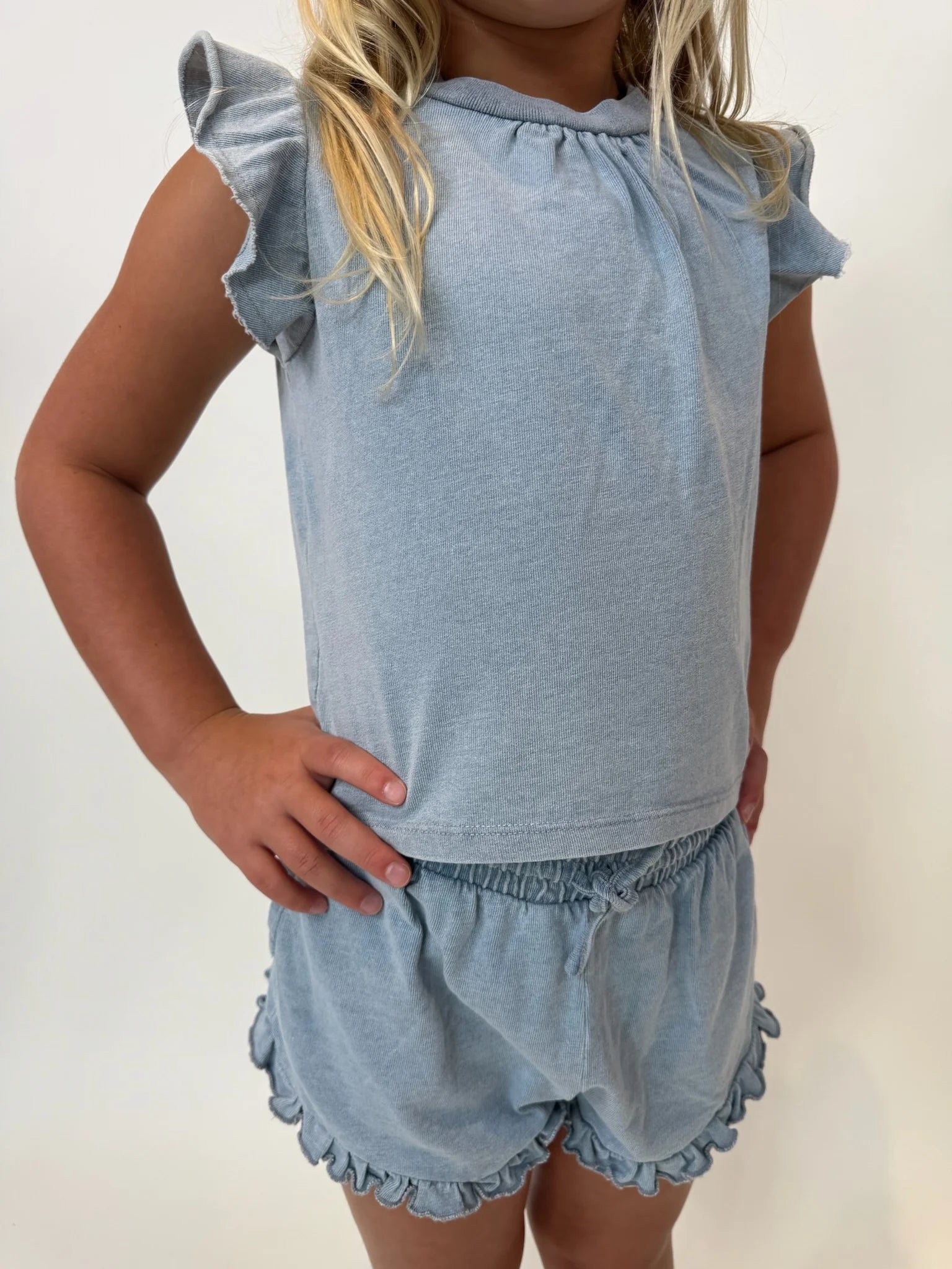 Splendid | Toddler Girl| Indigo Short Set | Vagabond | Apparel | Boutique