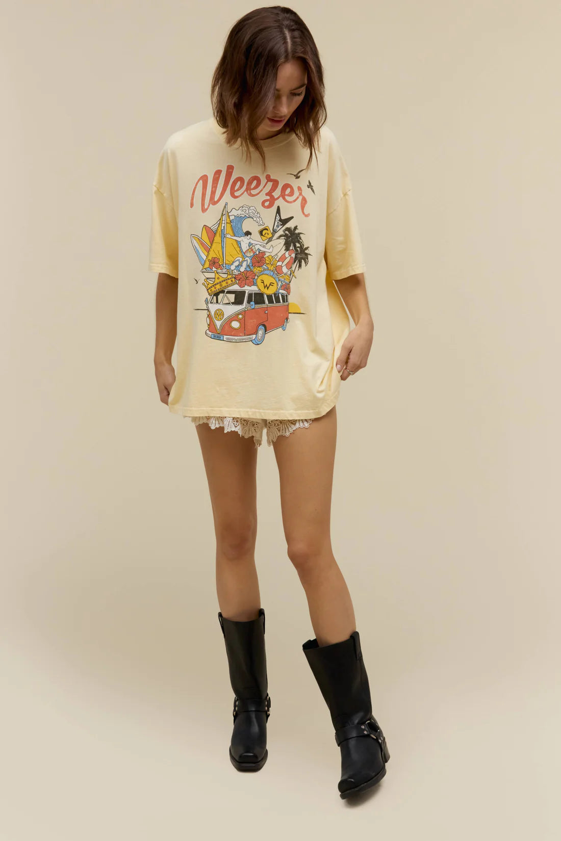 Daydreamer Weezer Collage OS Tee | Vagabond Apparel Boutique