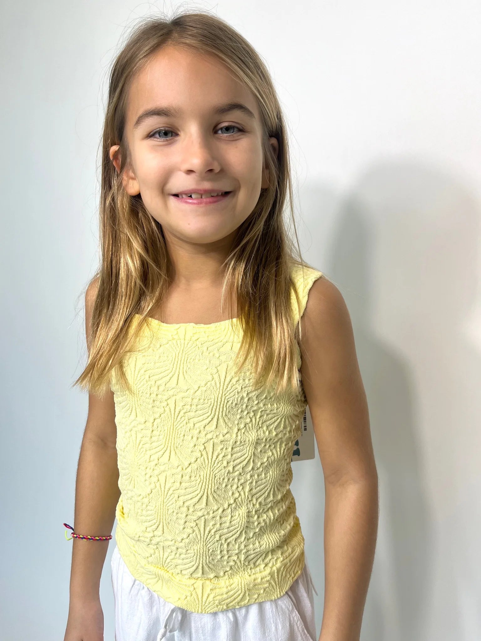 Vintage Havana | Textured Seamless Tank | Yellow | Vagabond | Apparel | Boutique