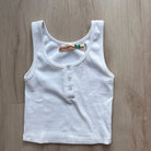 Vintage Havana | Kid | Henley Tank | White | Vagabond | Apparel | Boutique
