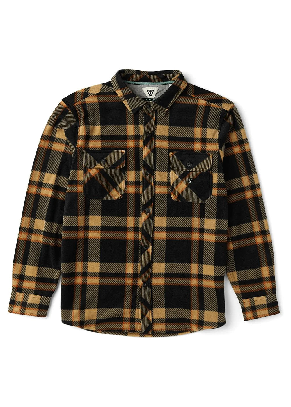 Vissla | Eco-zy LS Polar Flannel | Black | Vagabond | Apparel | Boutique