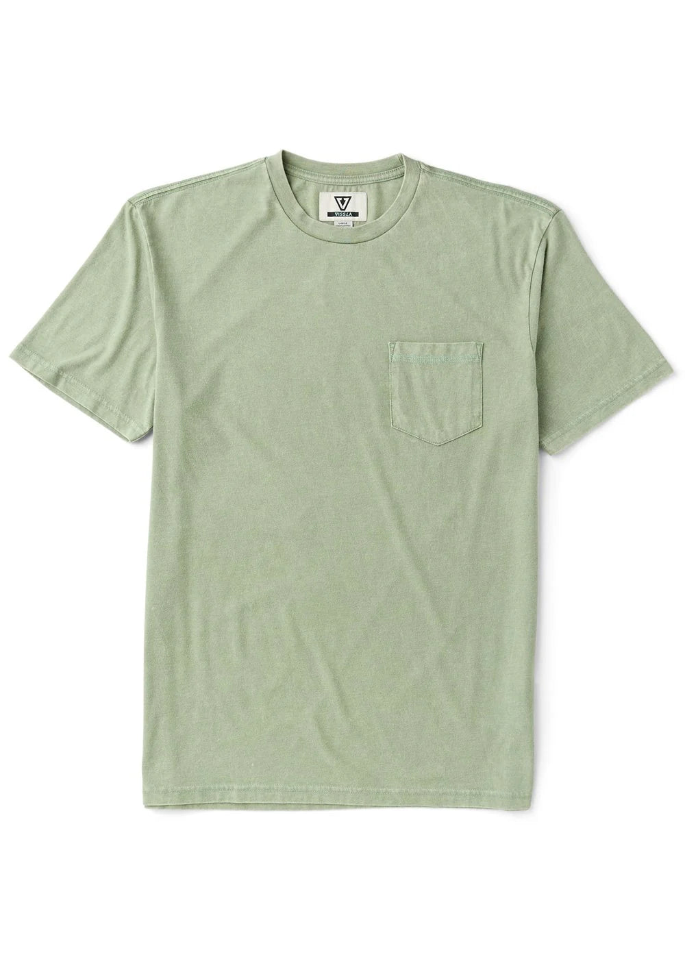Vissla | Cosmic Wash Pocket Tee | Sage | Front | Vagabond | Apparel | Boutique