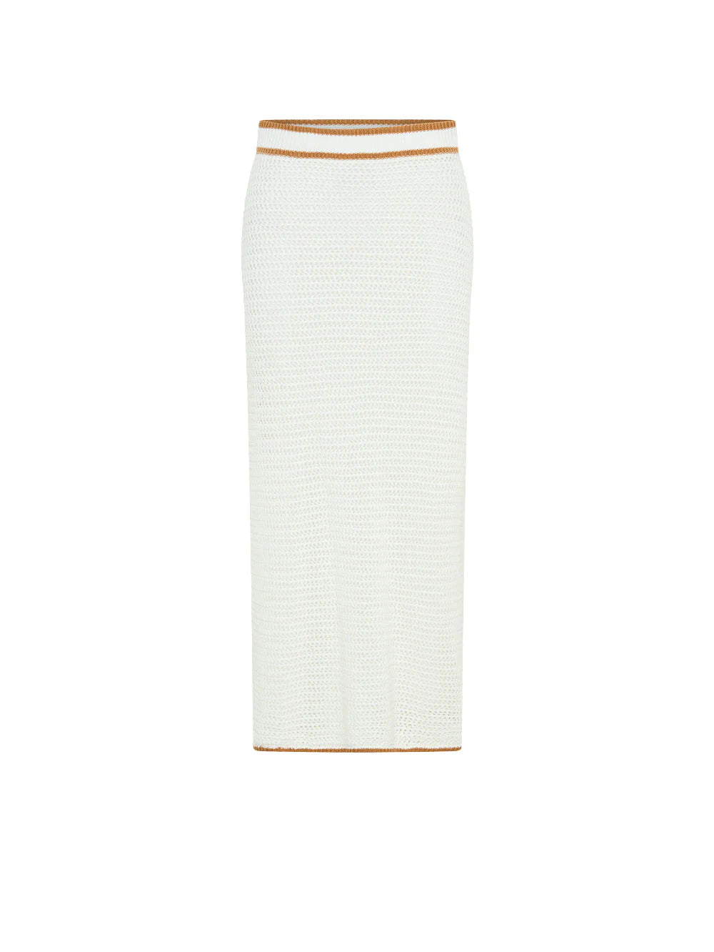 Vivi Knit Midi Skirt White | Vagabond Apparel Boutique
