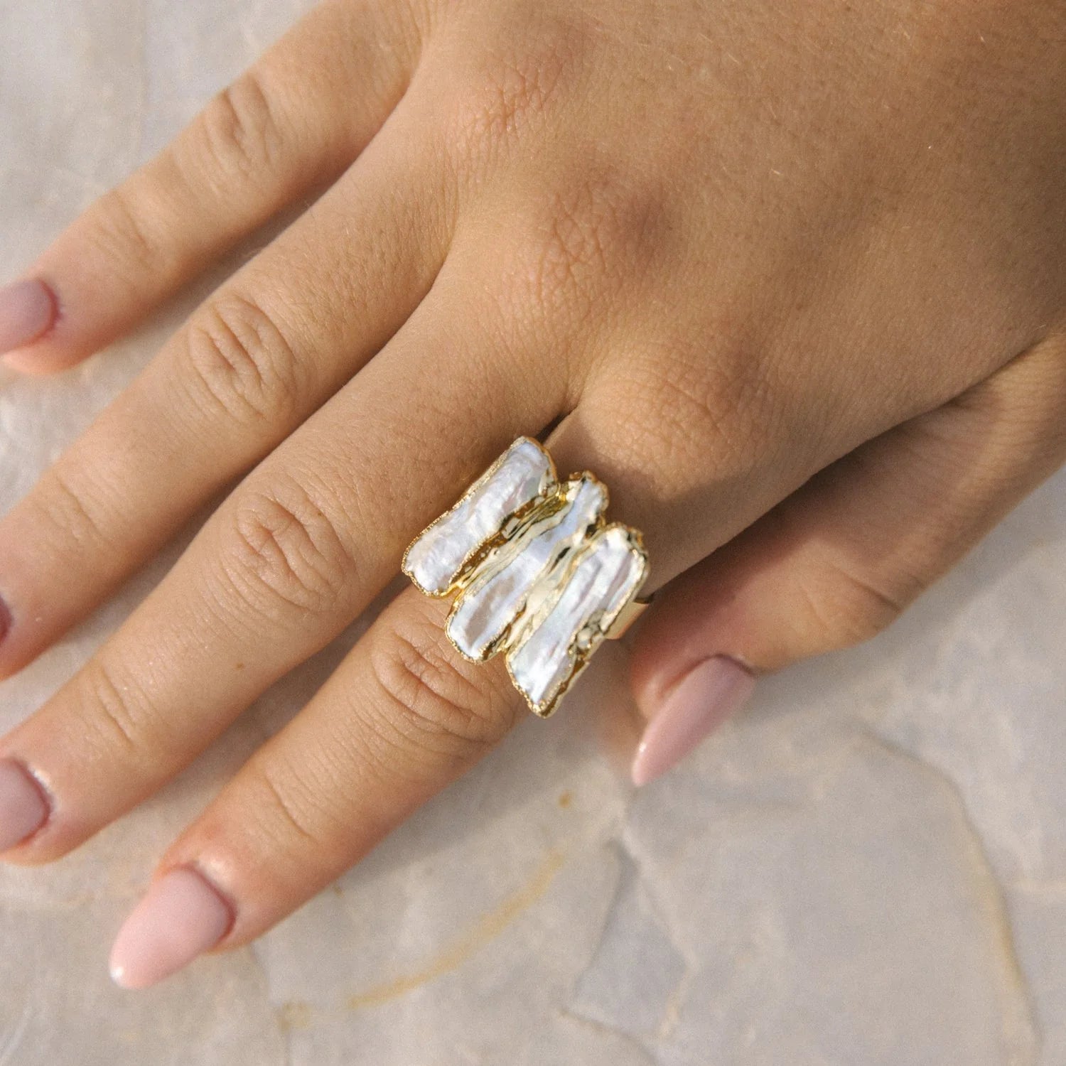 Voyage | Natural Pearl Ring | Vagabond | Apparel | Boutique