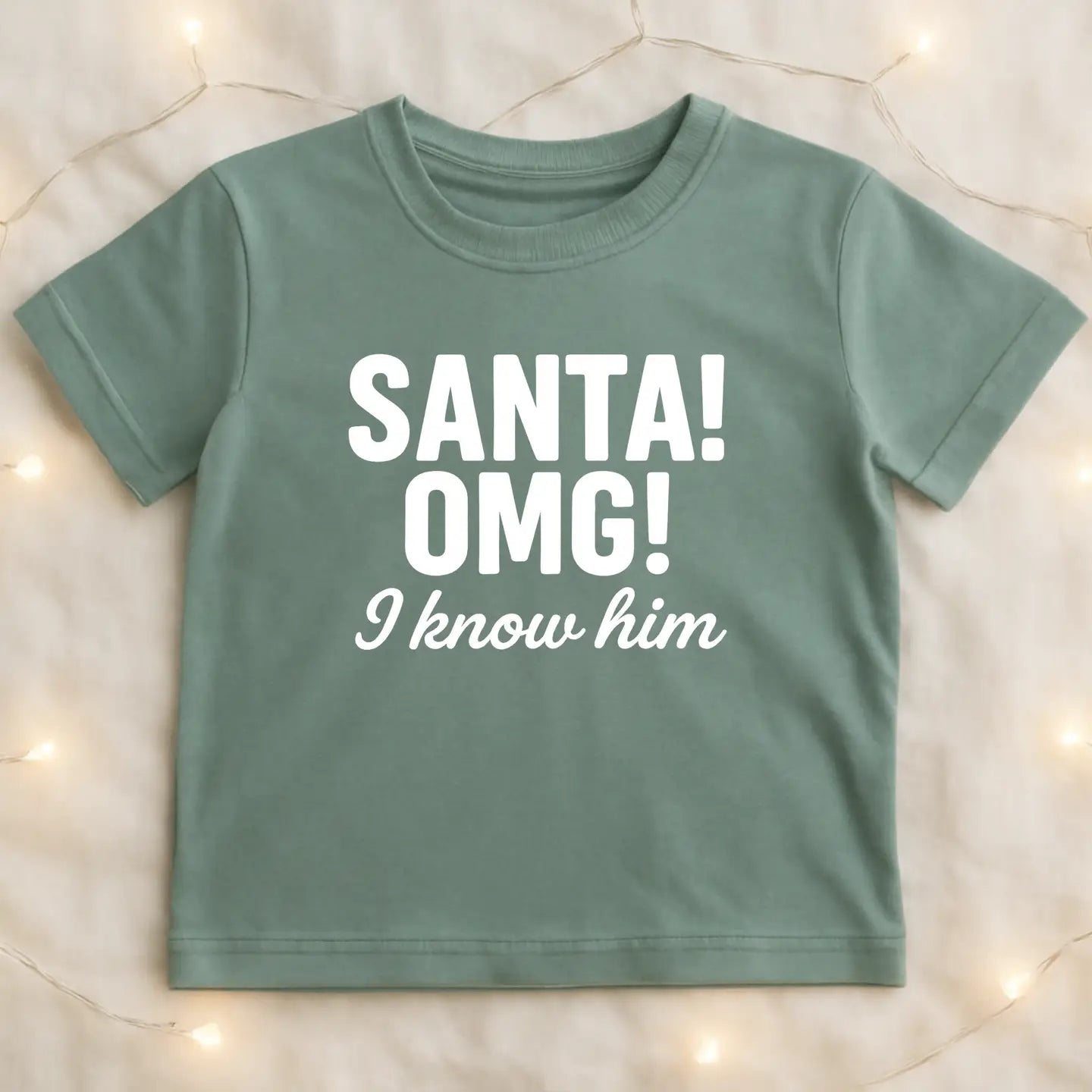 The Wishing Elephant | Santa OMG I Know Him Tee | Vagabond | Apparel | Boutique