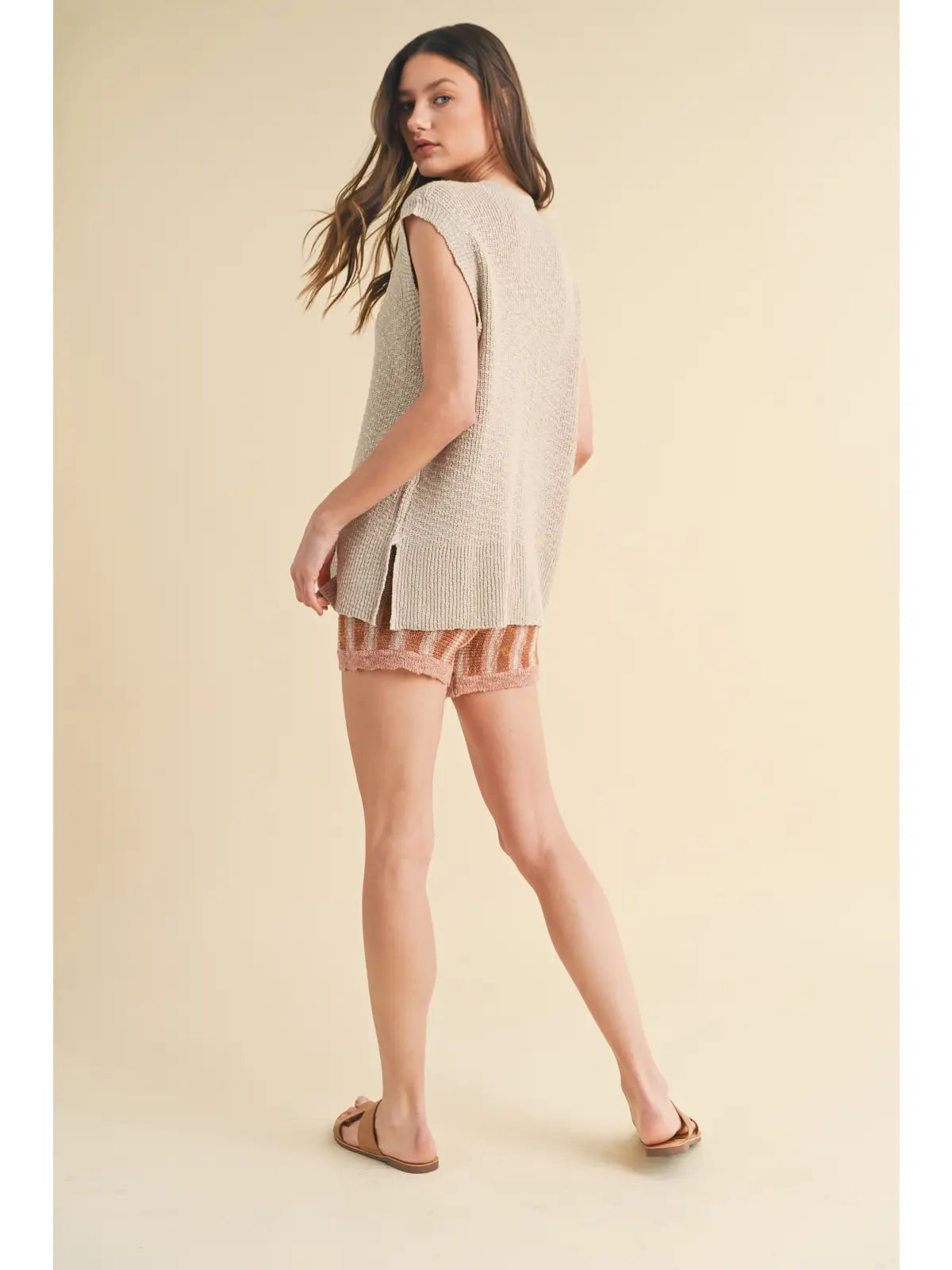 Wishlist | Knit Short Set | Back | Vagabond | Apparel | Boutique
