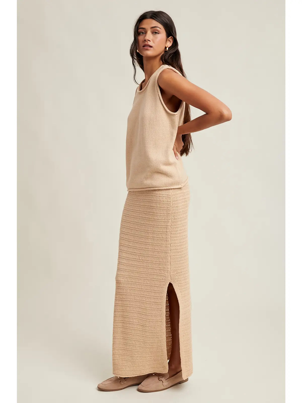 Wishlist | Knit Skirt Set | Side | Vagabond | Apparel | Boutique