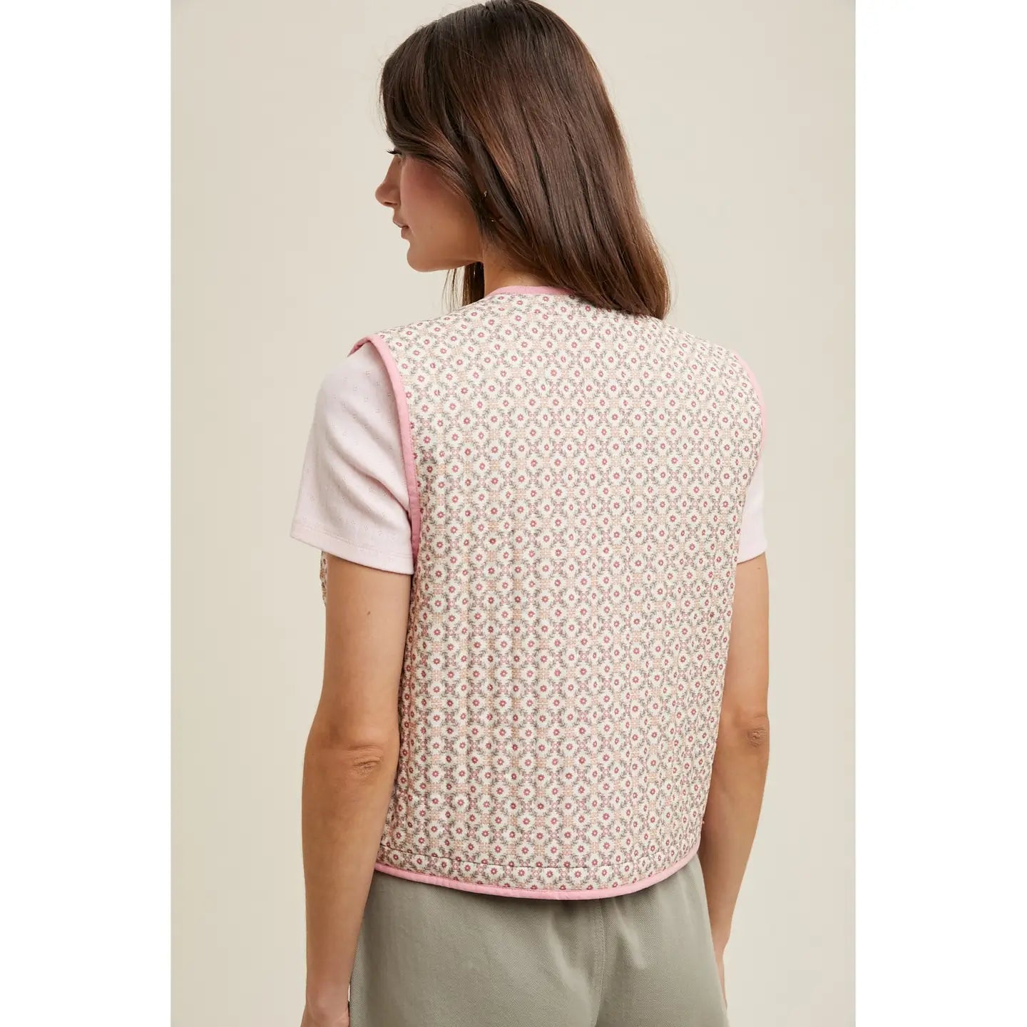 Wishlist | Quilt Patchwork Vest | Back | Vagabond | Apparel | Boutique