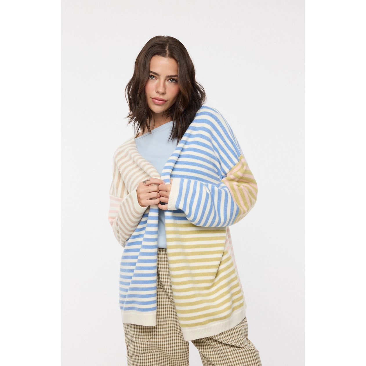 Wishlist | Striped Sweater Cardi | Model | Vagabond | Apparel | Boutique