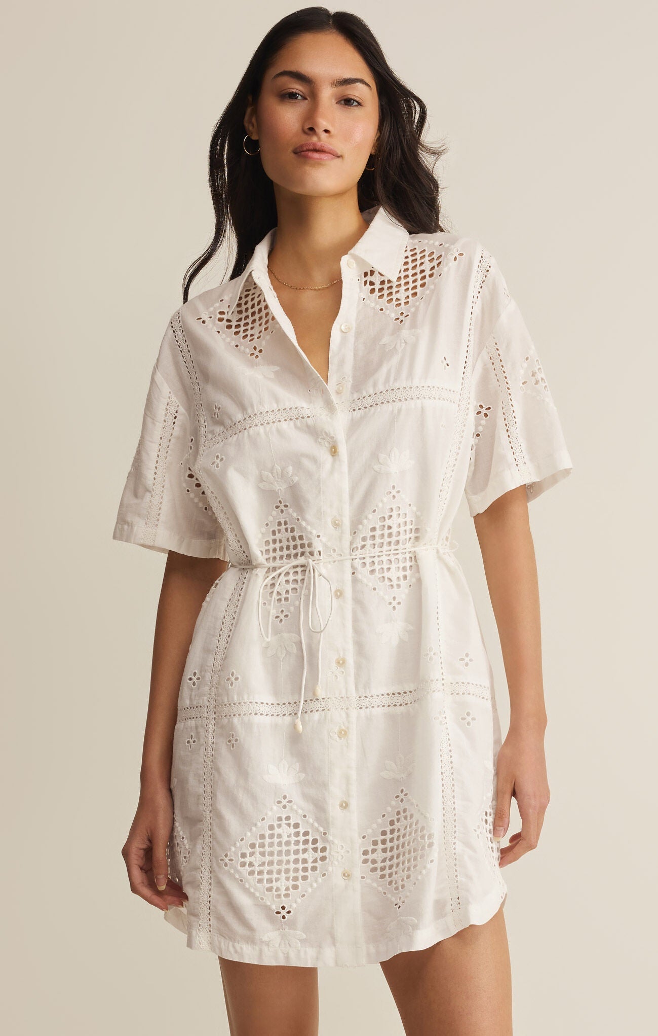 Z Supply | Annabelle Eyelet Dress | Vagabond | Apparel | Boutique