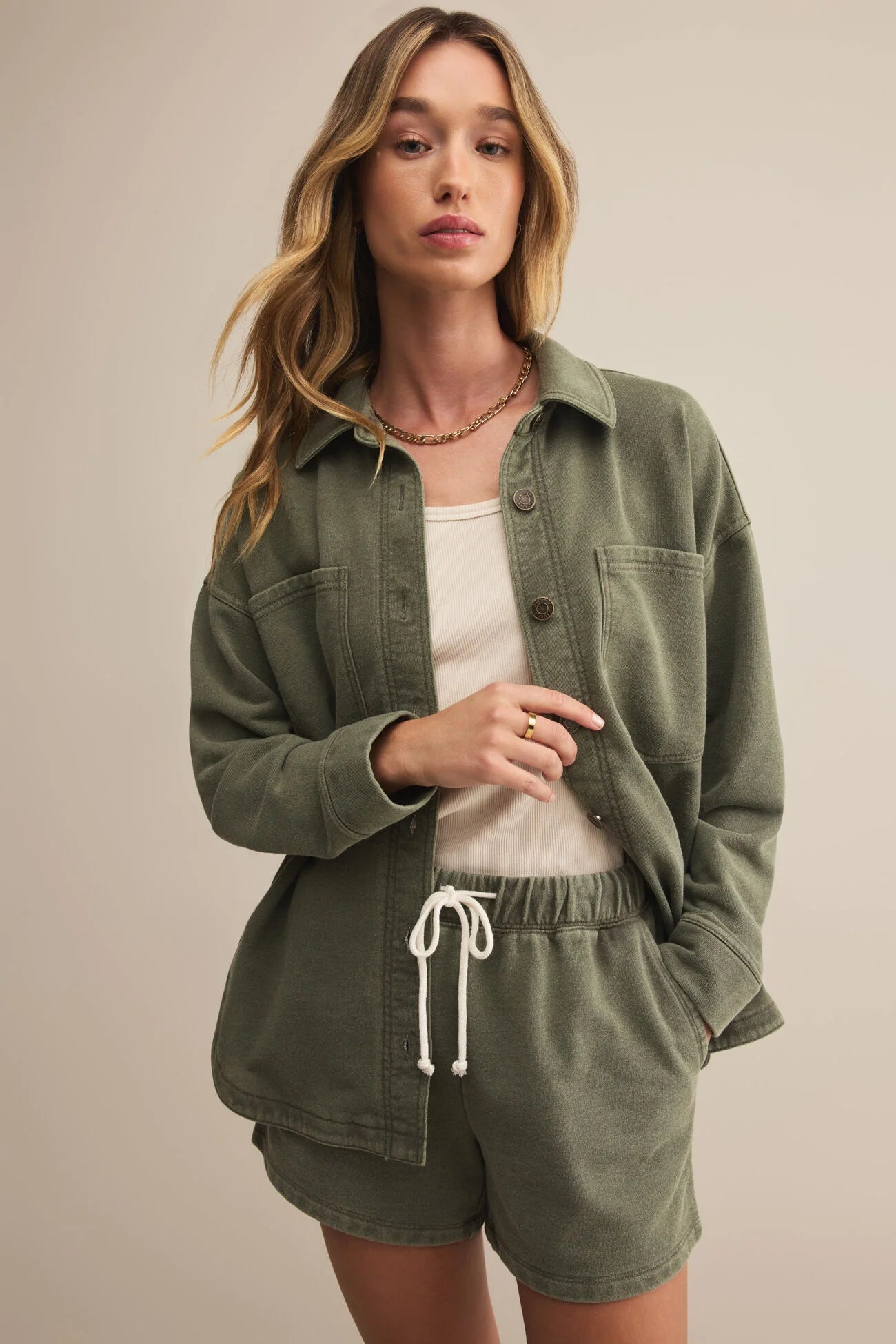 Z Supply | All Day Knit Jacket | Hunter Green | Vagabond | Apparel | Boutique