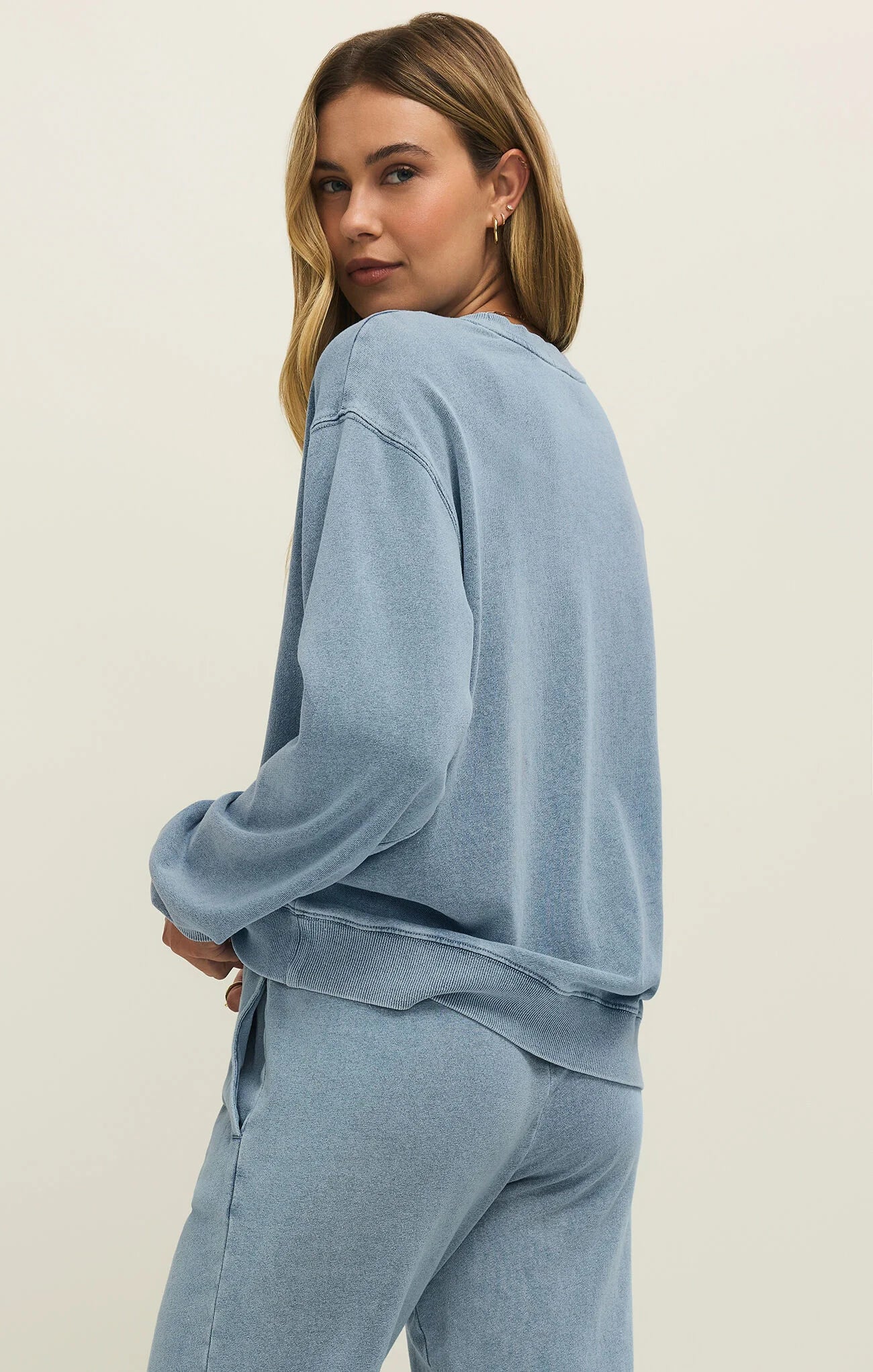 Z Supply | Boyfriend | Denim | Sweatshirt | Back | Vagabond | Apparel | Boutique