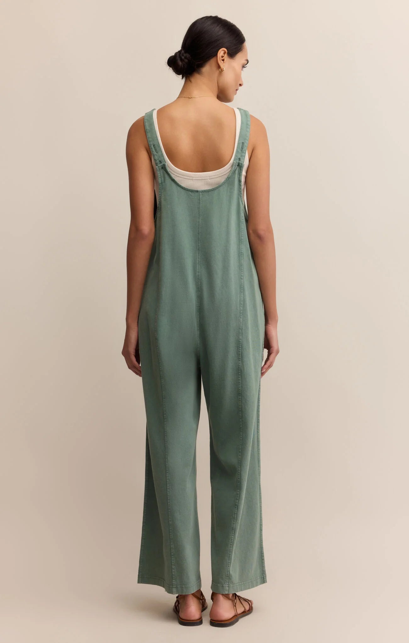 Z Supply | Brasila Jumpsuit | Vagabond | Hunter Green | Apparel | Boutique