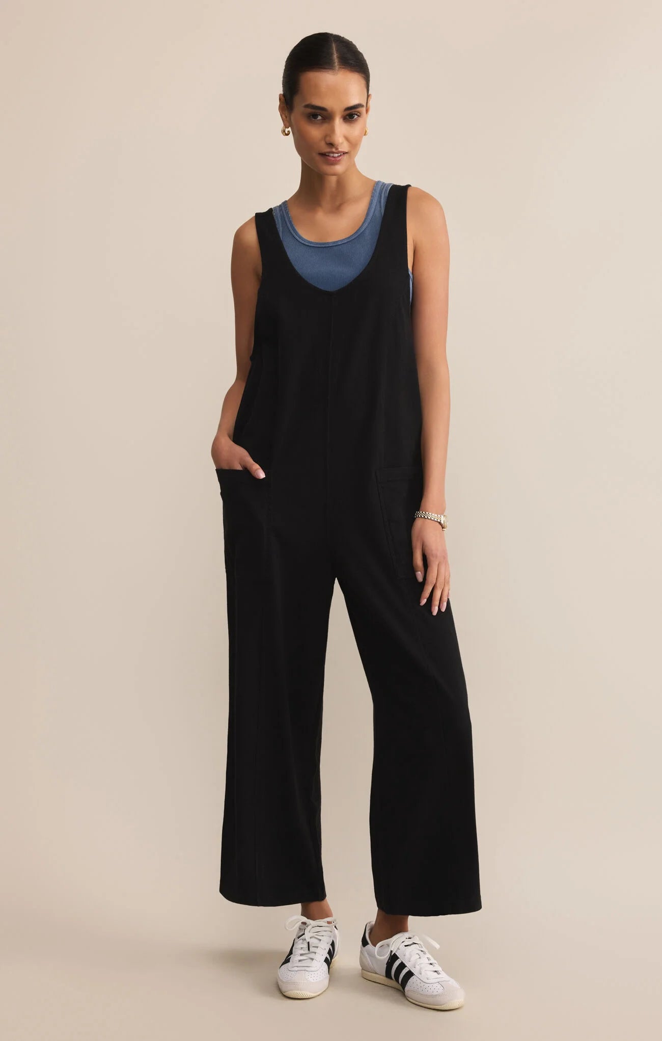 Z Supply | Brasila Jumpsuit | Vagabond | Black | Apparel | Boutique