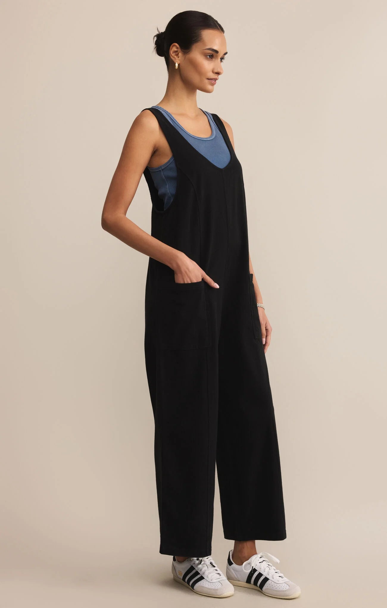 Z Supply | Brasila Jumpsuit | Vagabond | Black | Apparel | Boutique