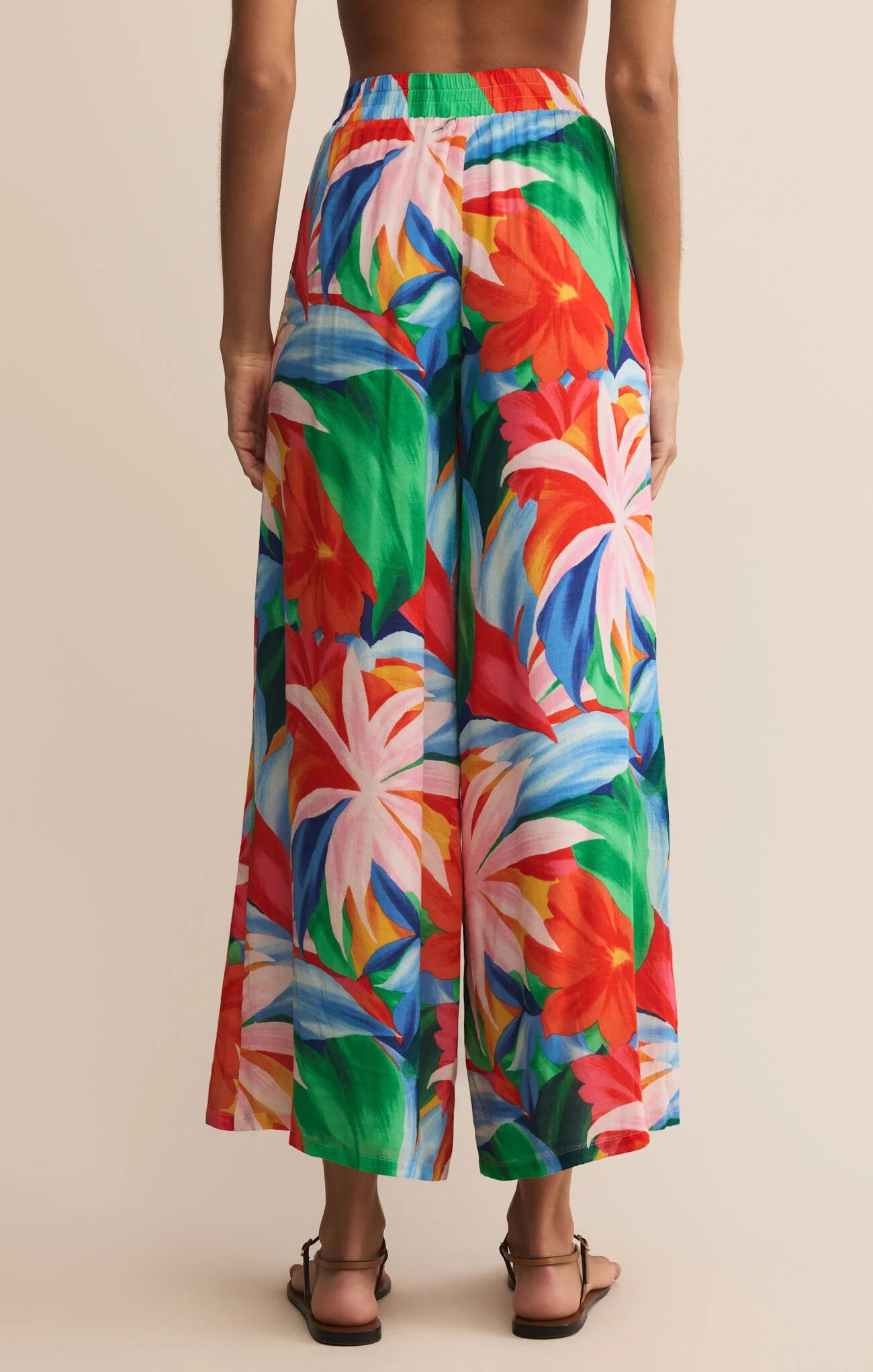 Z Supply | Dante Villa Floral Pant | Multi | Back | Vagabond Apparel Boutique