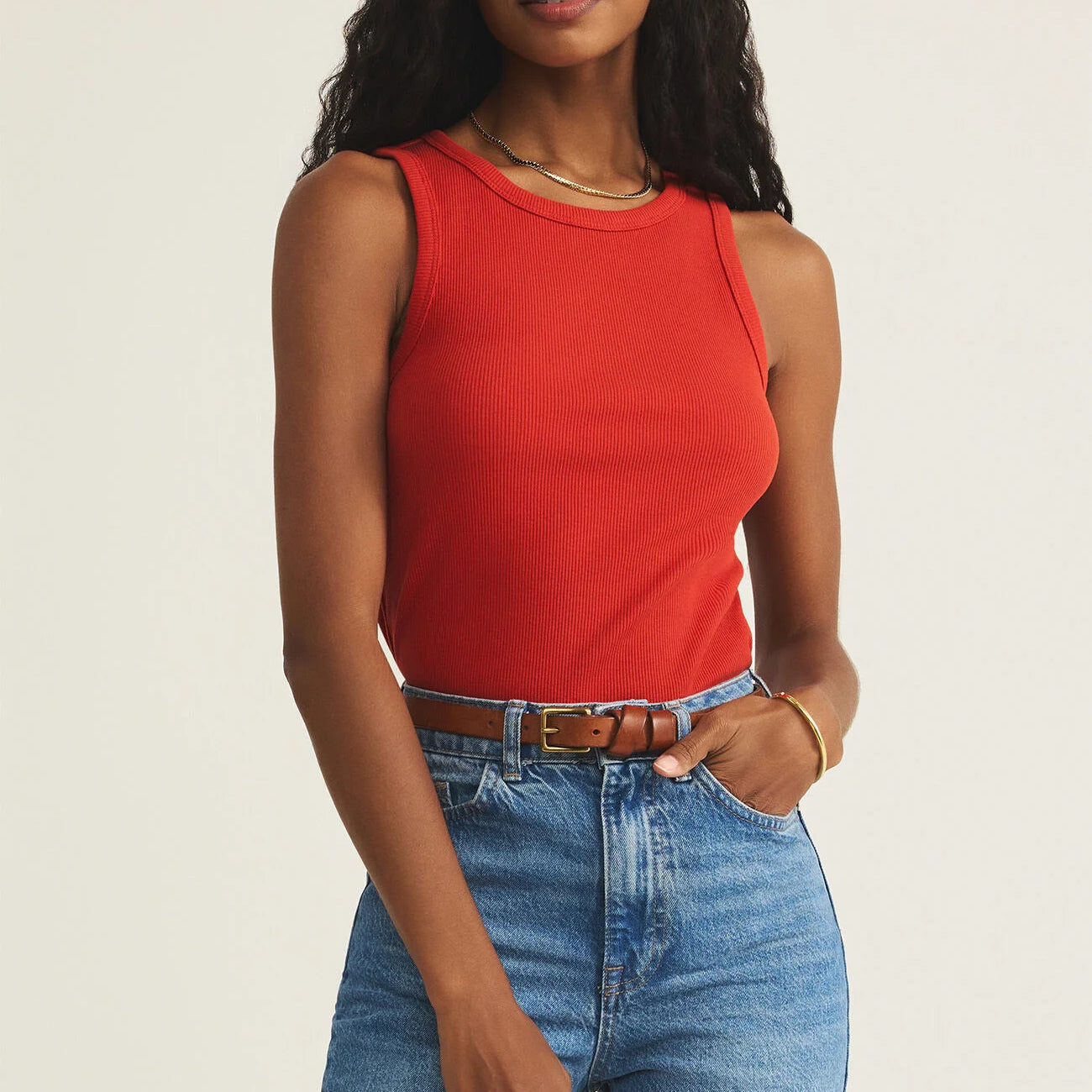 ZSupply | Hadley | Tank | Cabana | Red | Vagabond | Apparel | Boutique