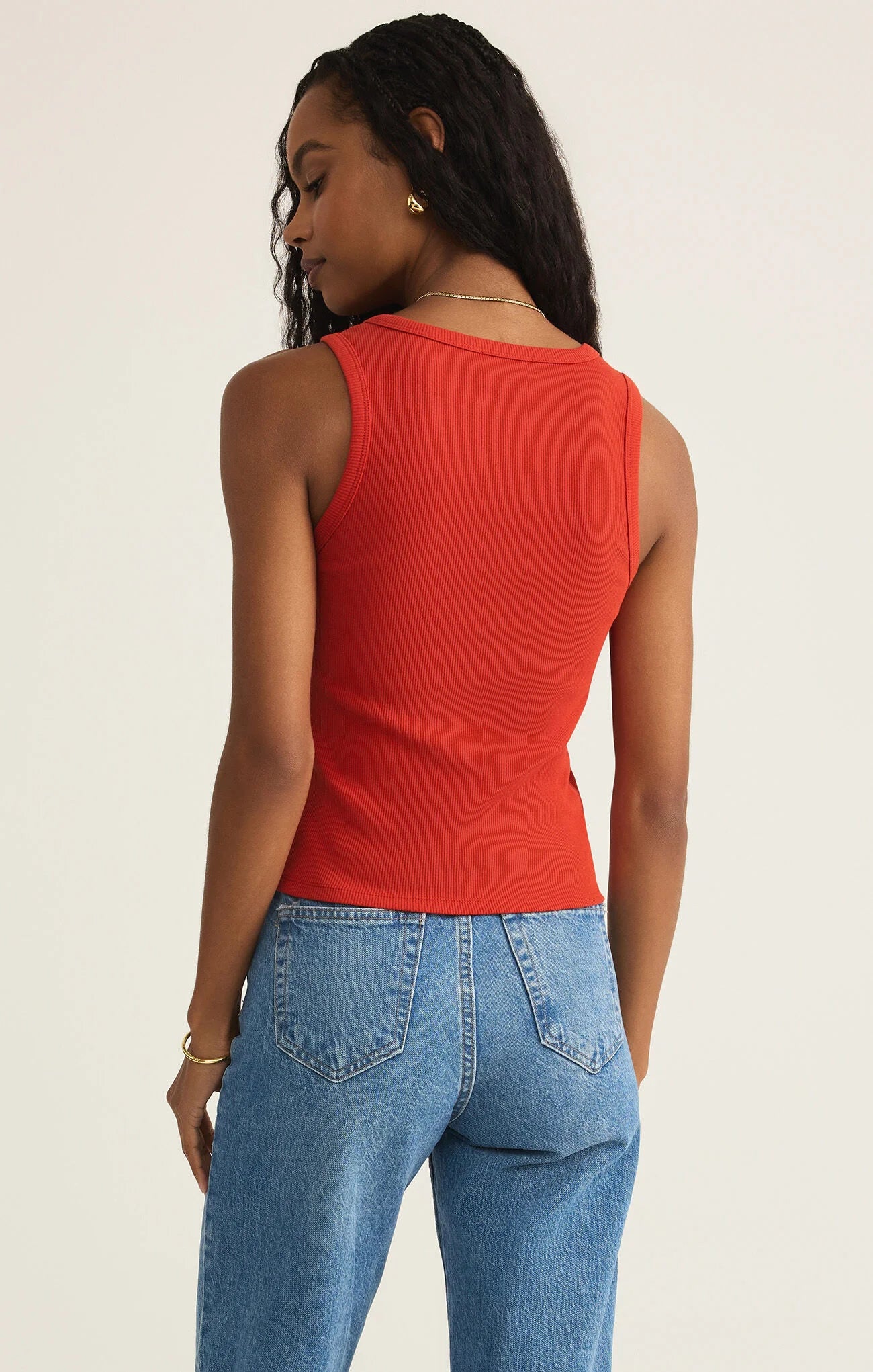 ZSupply | Hadley | Tank | Cabana | Red | Back | Vagabond | Apparel | Boutique