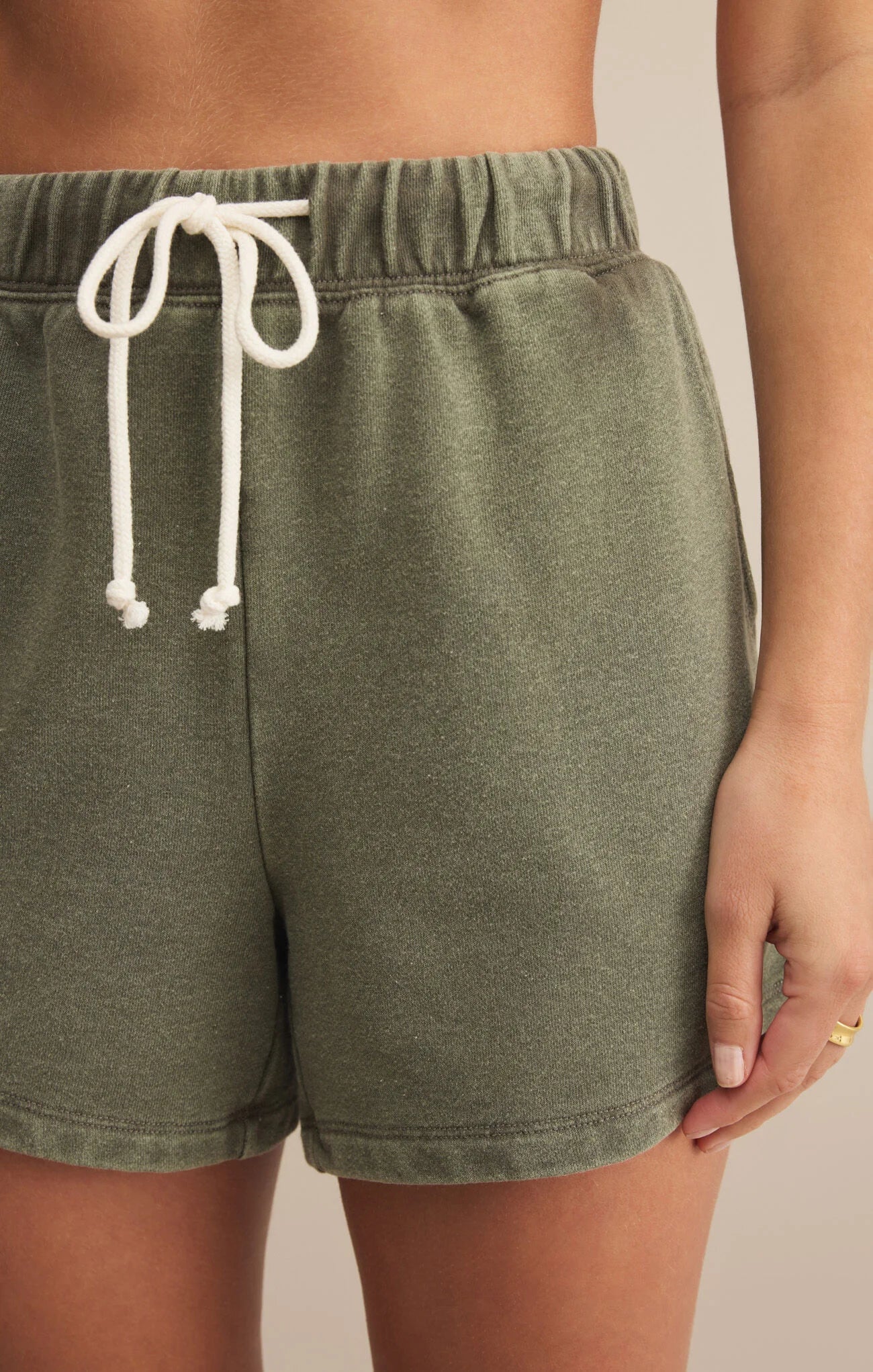 Z Supply | Hunter Knit Short | Hunter Green | Vagabond | Apparel | Boutique