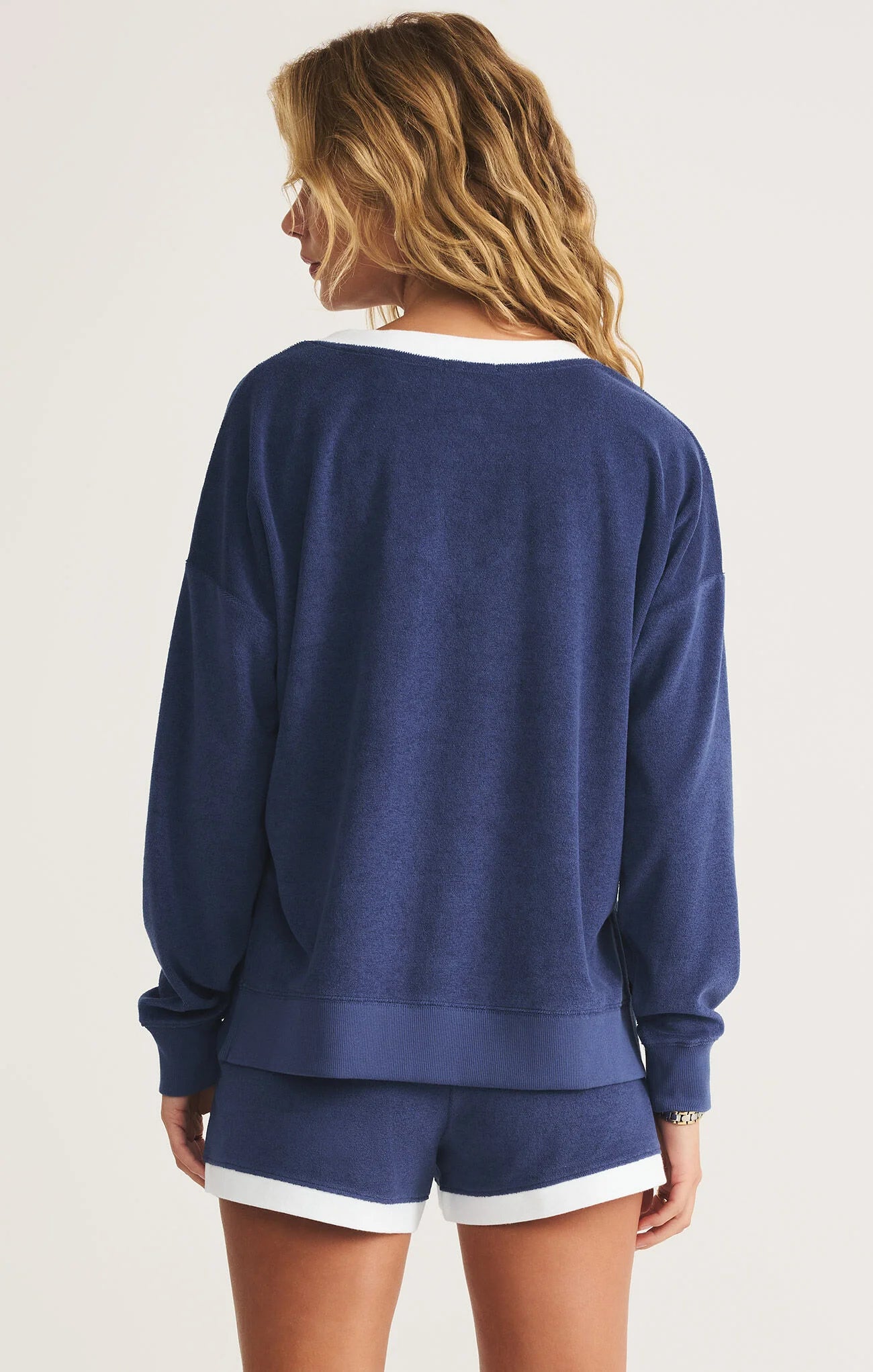 ZSupply | Marx | Sweatshirt | Yacht | Blue | Back | Vagabond | Apparel | Boutique