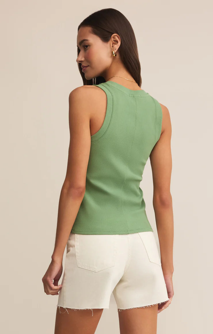 Z Supply | Sirena Rib | Lawn | Back | Vagabond | Apparel | Boutique