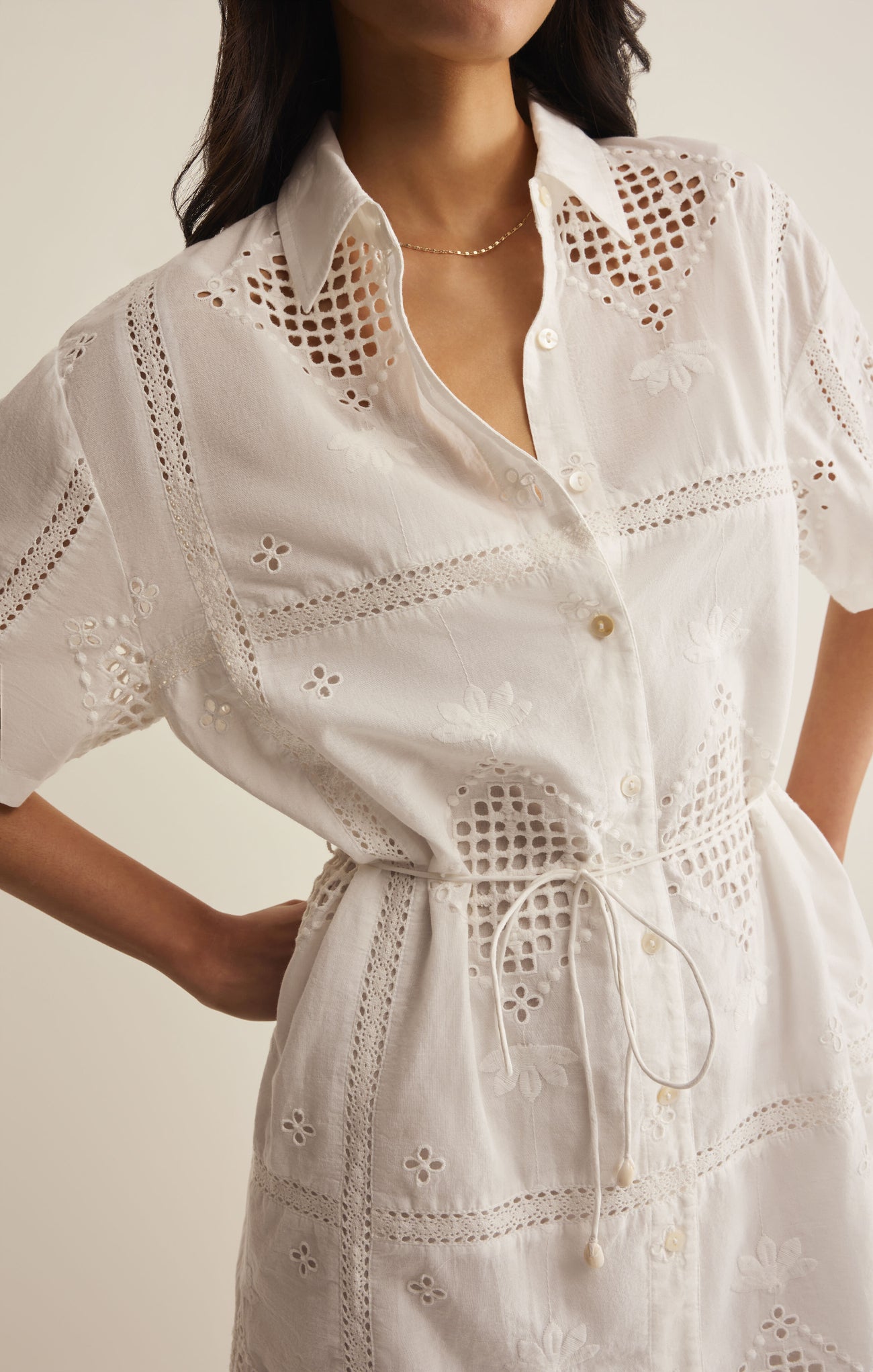 Z Supply | Annabelle Eyelet Dress | Vagabond | Apparel | Boutique