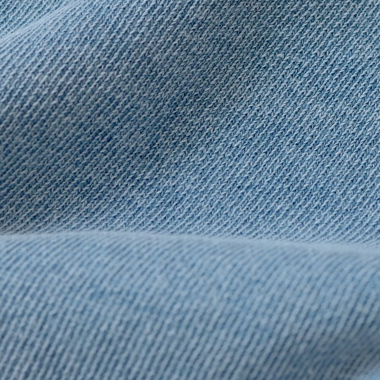 Z Supply | Curran Knit Denim Sweatshirt | Ocean Air | Swatch | Vagabond | Apparel | Boutique