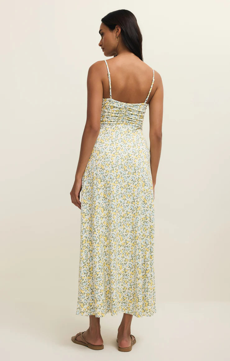 Z Supply | Faya Idra Ditsy Maxi Dress | Back | Vagabond | Apparel | Boutique