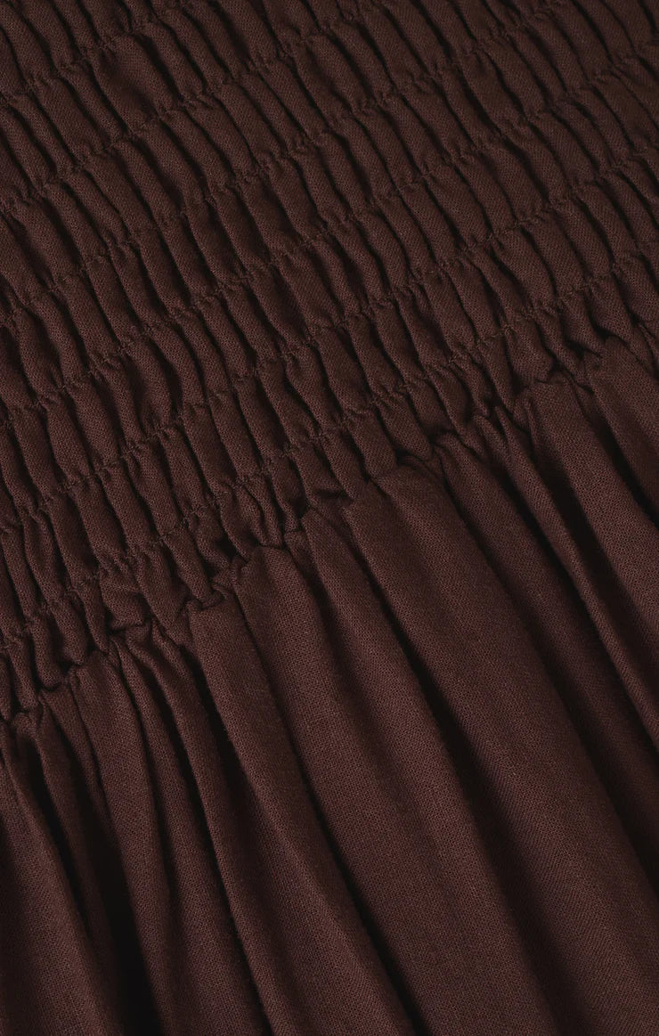 Z Supply | Juniper Maxi Dress | Chocolate Cherry | Swatch | Vagabond | Apparel | Boutique