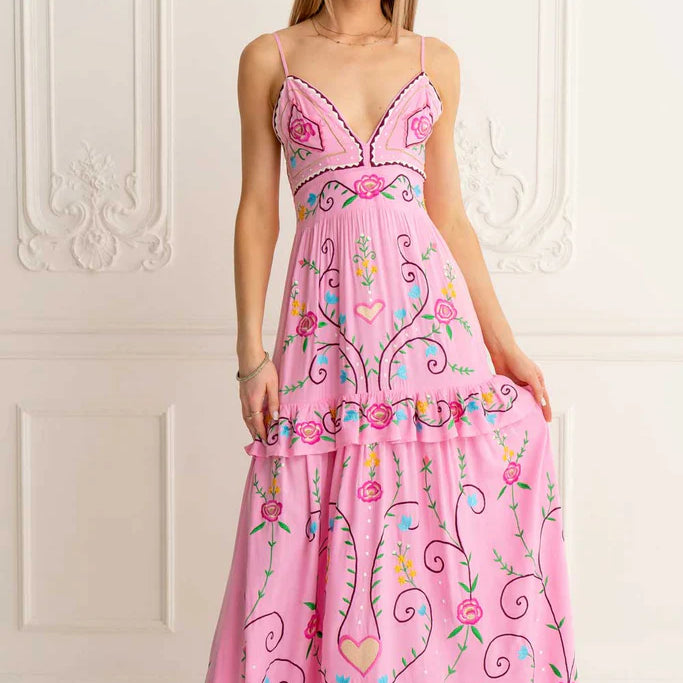 Zaimara | Malaga Maxi Slip Dress | Vagabond | Apparel | Boutique