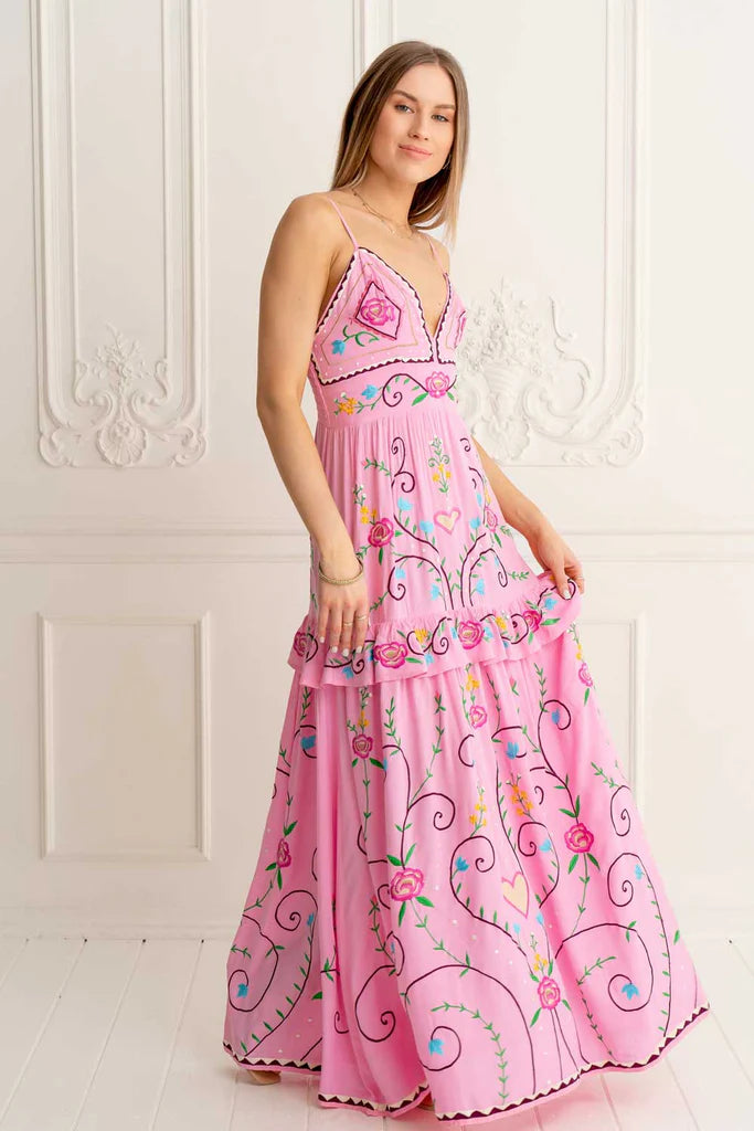 Zaimara | Malaga Maxi Slip Dress | Vagabond | Apparel | Boutique