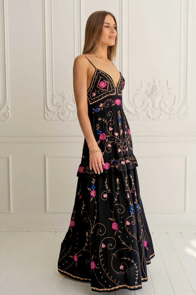 Zaimara | Valletta Maxi | Side | Vagabond | Apparel | Boutique