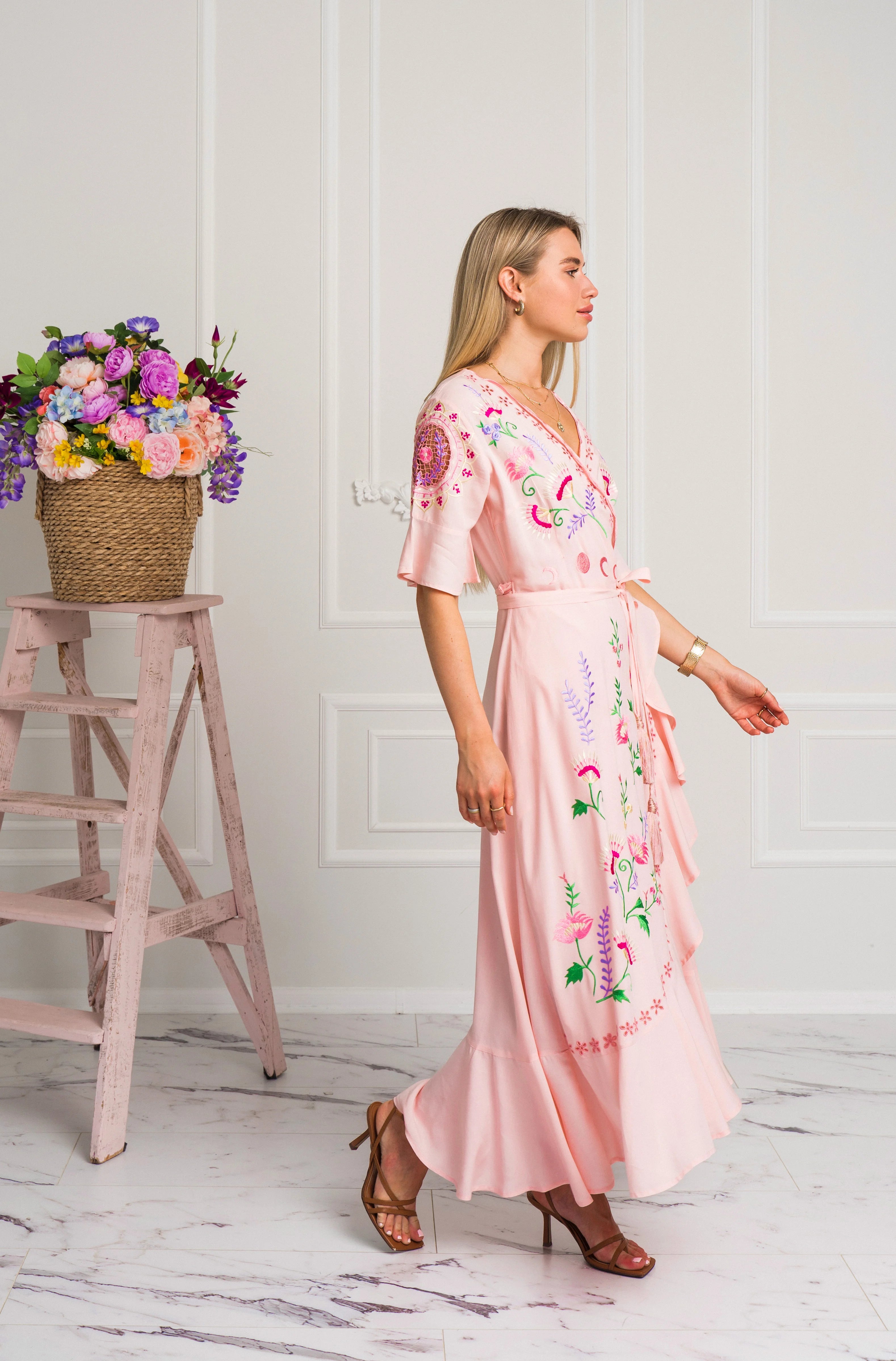 Zaimara | Amalfi Maxi Wrap | Dress | Vagabond | Apparel | Boutique