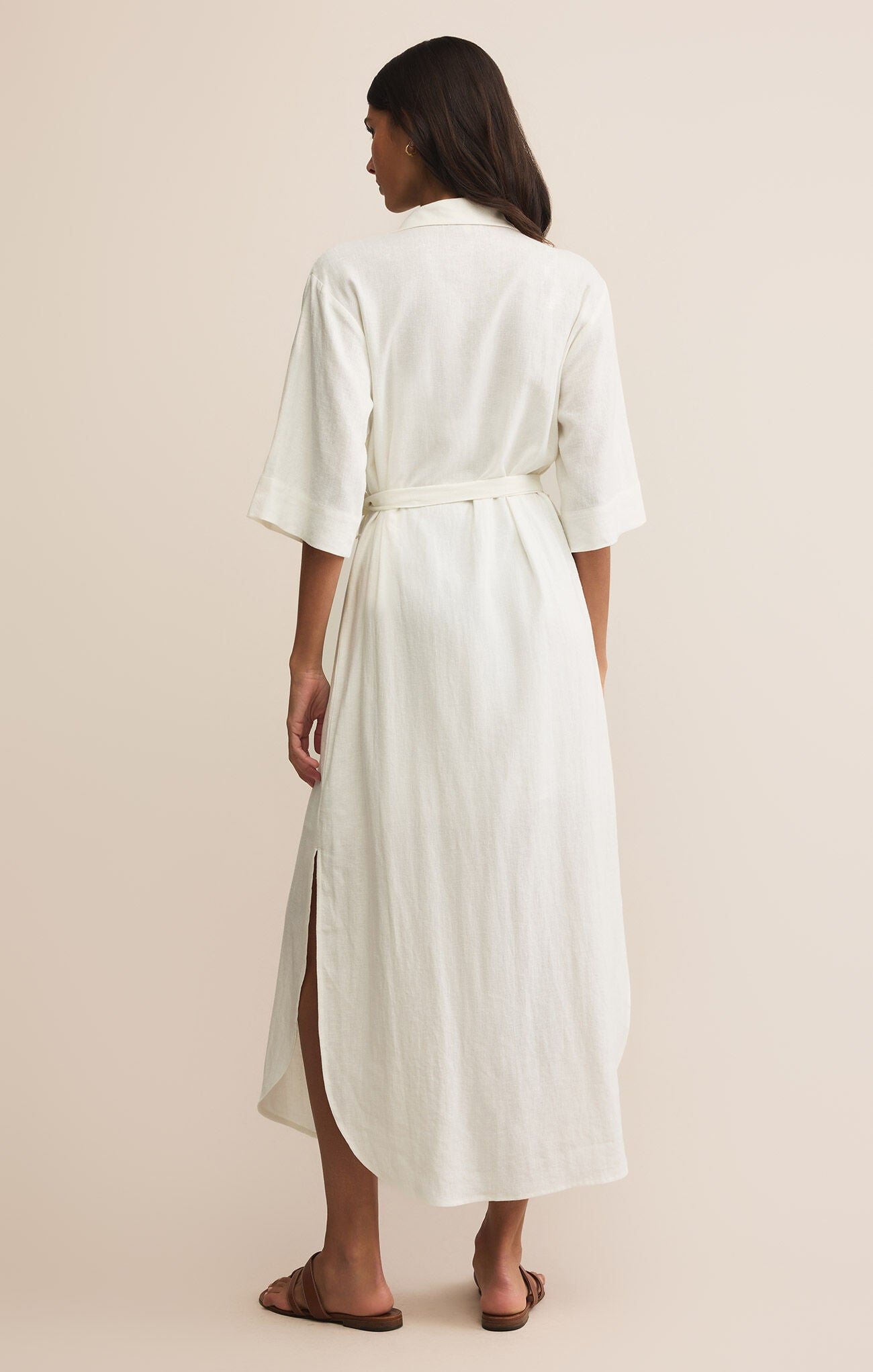 Z Supply Brise Linen Midi Dress | Vagabond Apparel Boutique