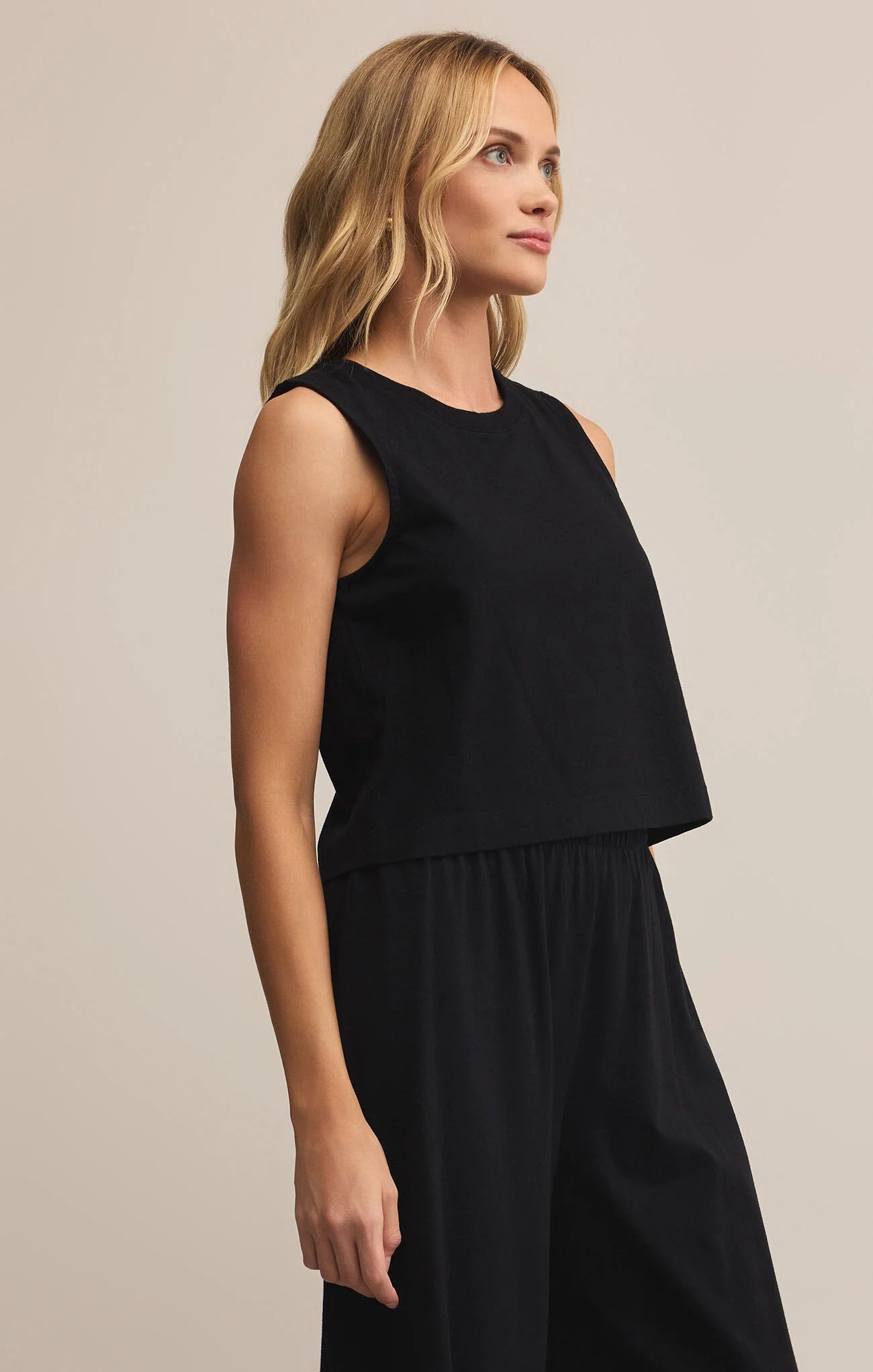 Zsupply | Sloane | Jersey | Muscle | Black | Vagabond | Apparel | Boutique