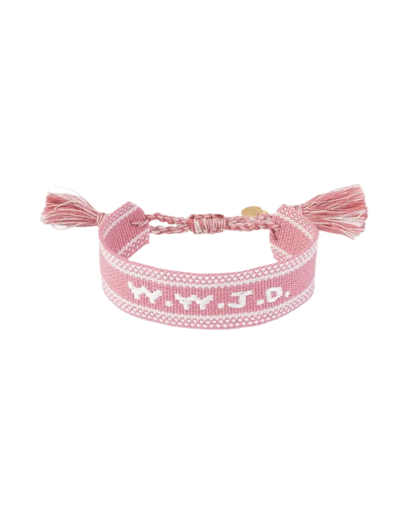 Elevated Faith | WWJD Embroidered Bracelet | Vagabond | Apparel | Boutique