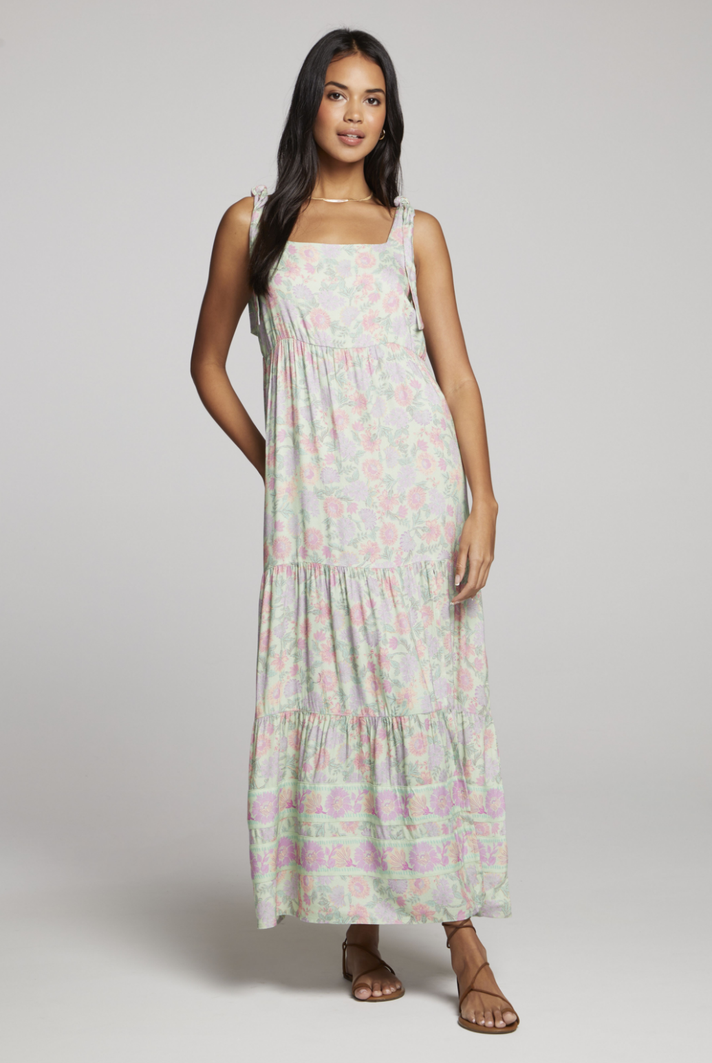 Saltwater Luxe Hanna Maxi Dress Key Lime | Vagabond Apparel Boutique