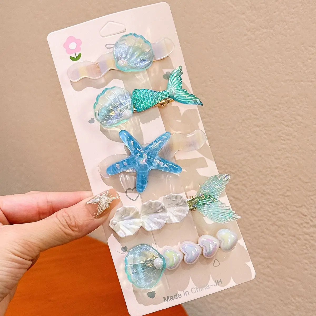 Little Trendy | Mermaid Glitter Clips | Blue | Vagabond | Apparel | Boutique