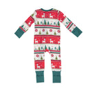 Angel Dear Reindeer Fair Isle 2-Way Zipper Romper Red