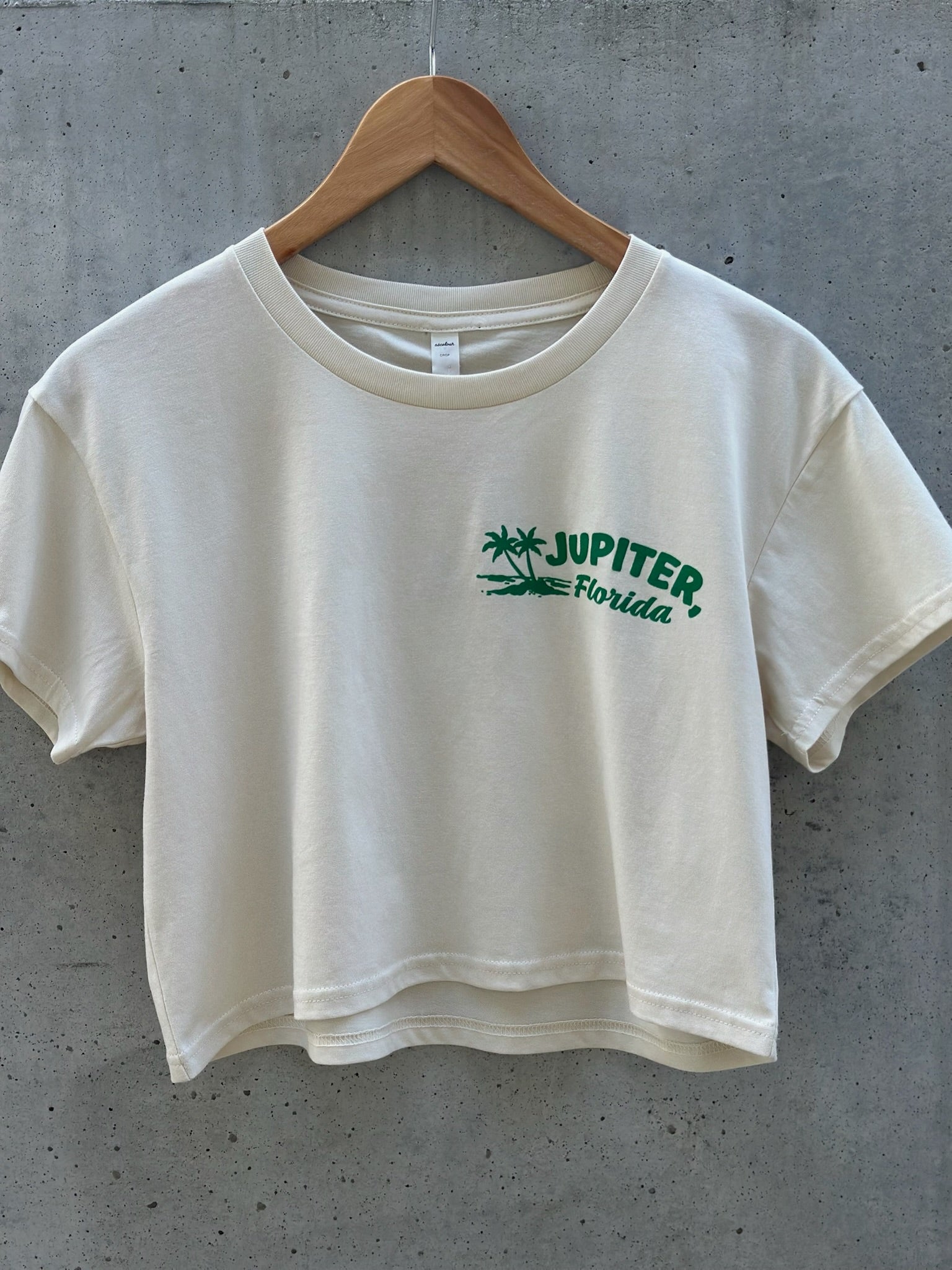 5801 Print House | Florida Map Crop Top | Front | Vagabond | Apparel | Boutique