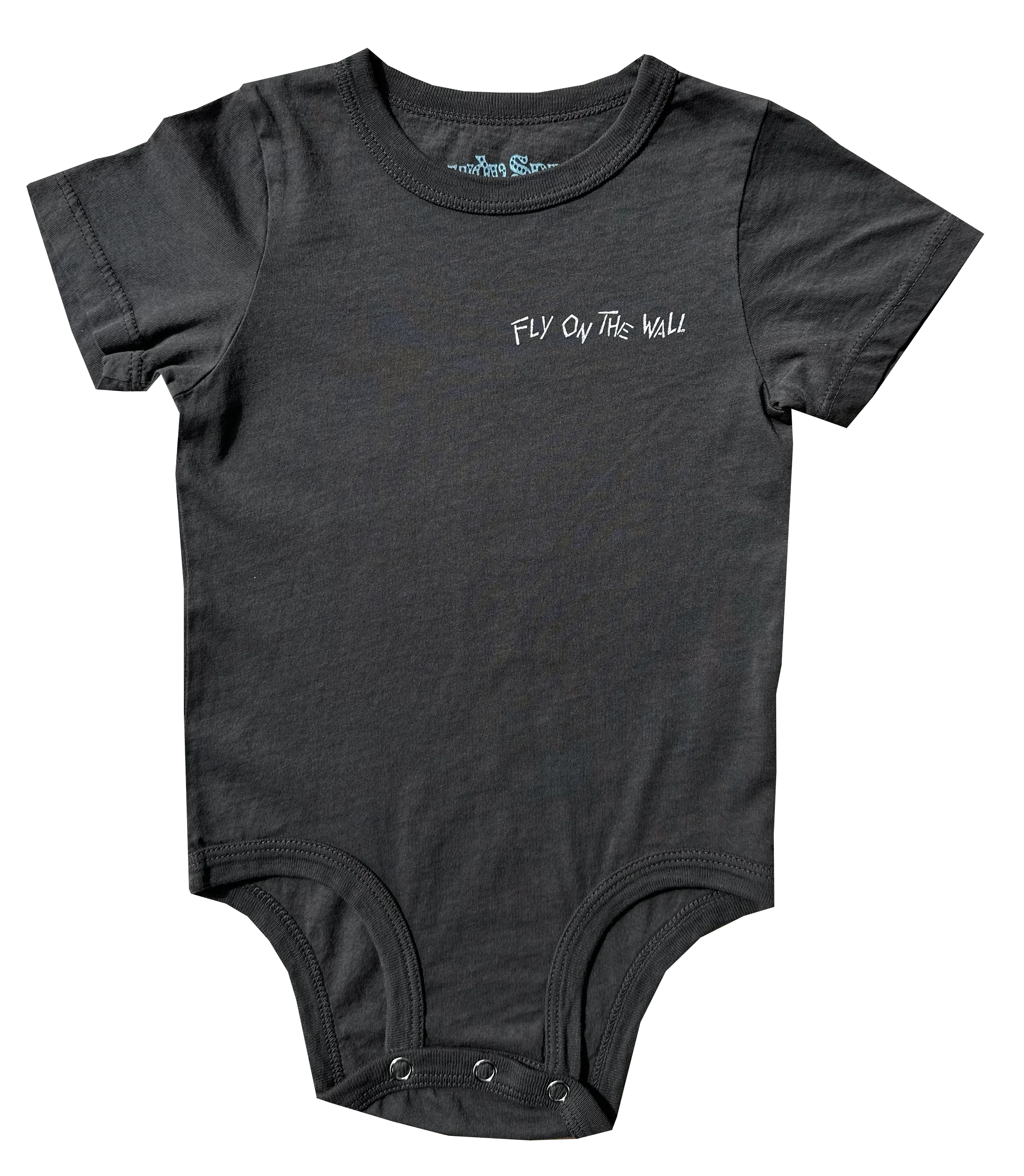 Rowdy ACDC Organic Onesie Vintage Black