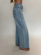 AG | Saige Wide Leg | Blindsided | Side | Vagabond | Apparel | Boutique