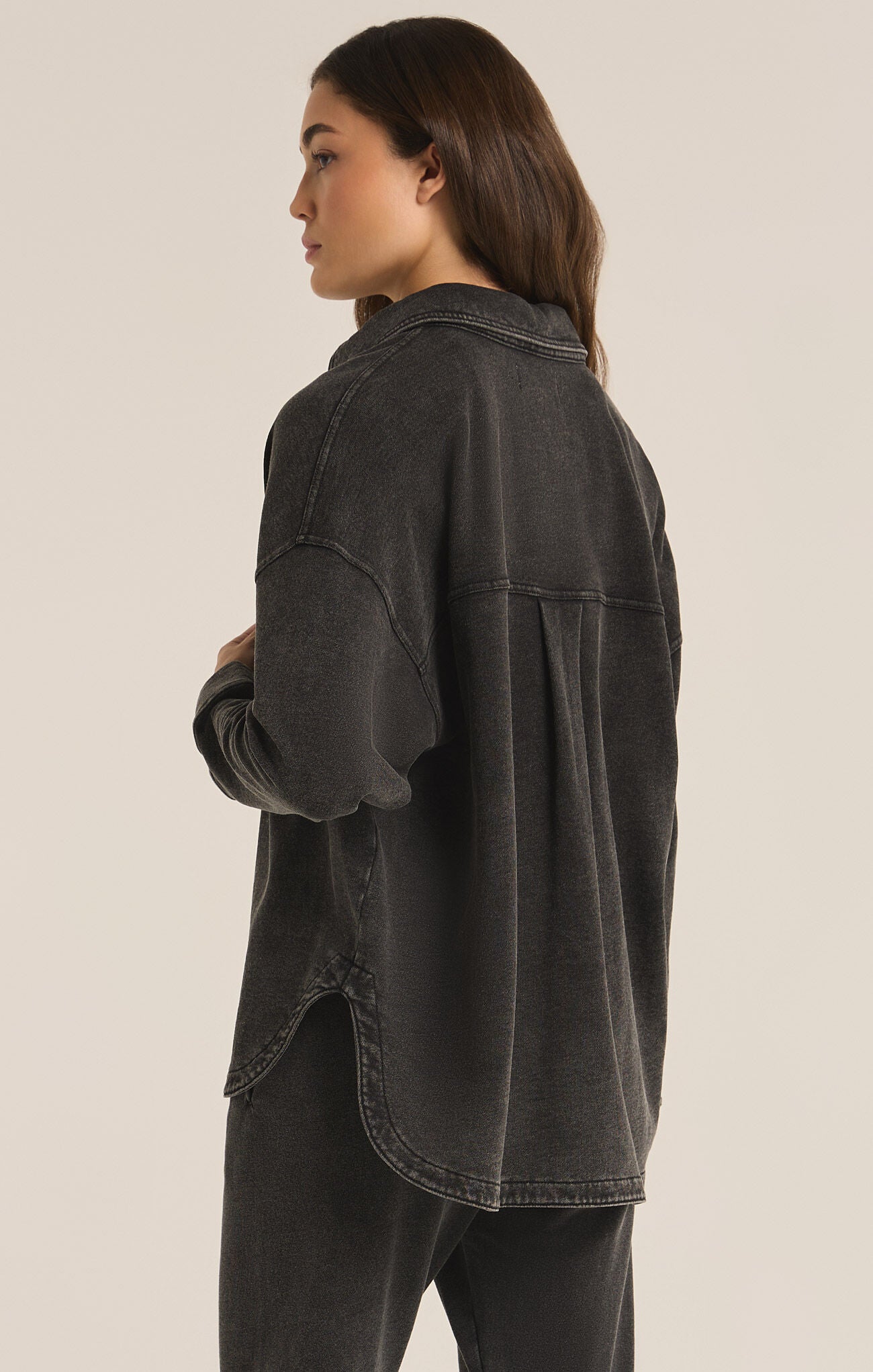 Z Supply All Day Knit Jacket Vintage Black | Vagabond Apparel Boutique