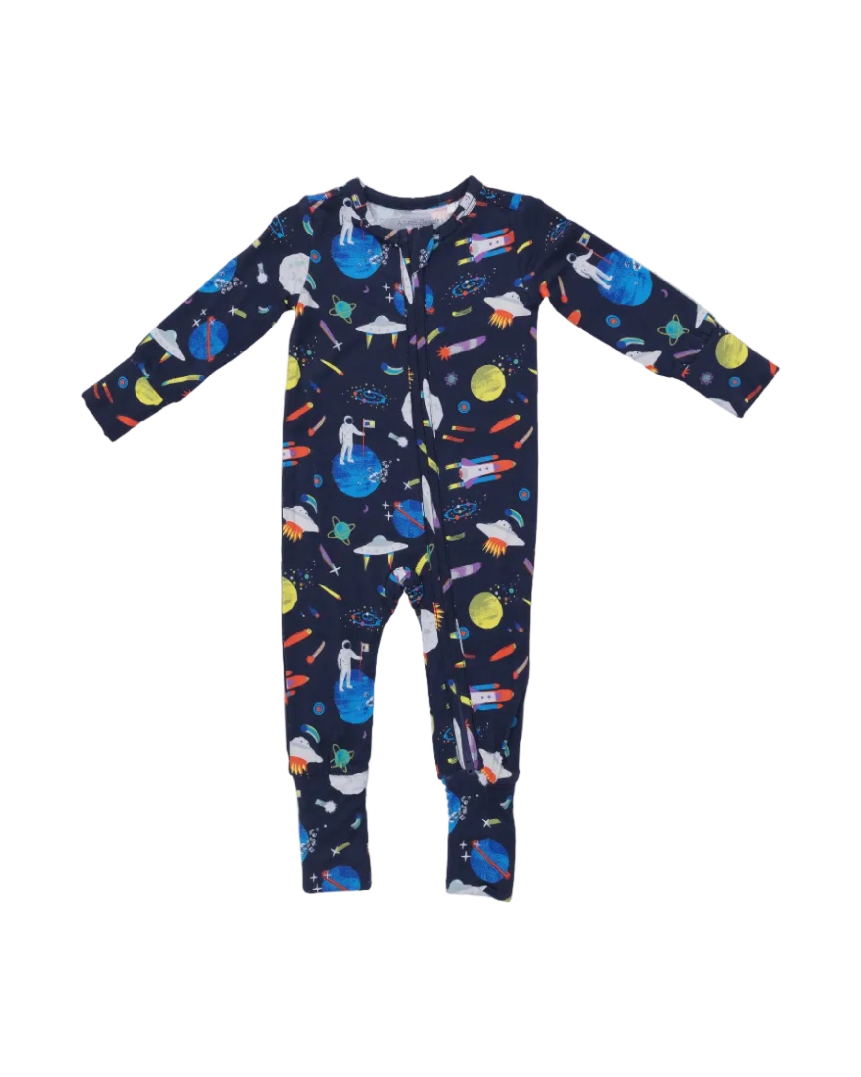 Angel Dear | Astronauts and Rockets Convertible Romper | Vagabond | Apparel | Boutique