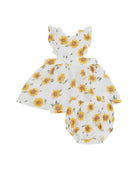 Angel Dear | Baby Sunflower Pinafore/Bloomer | Vagabond | Apparel | Boutique