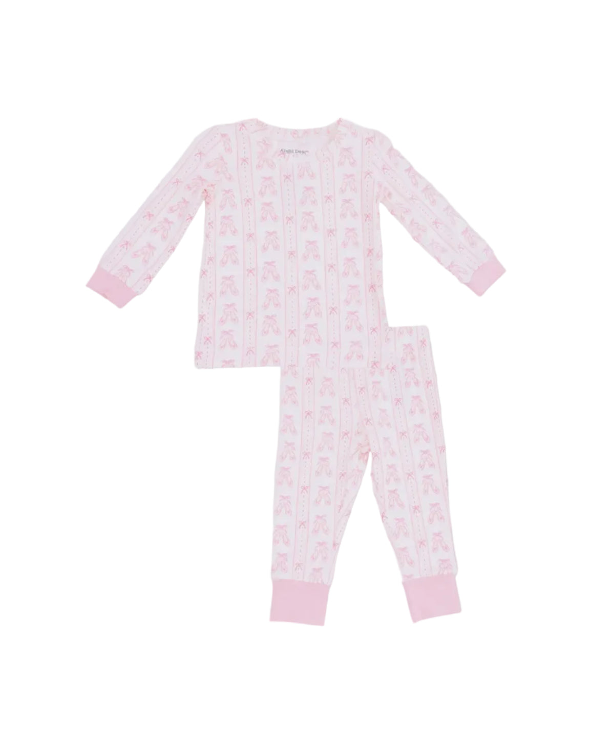 Angel Dear | Ballet Shoes Ribbon Stripe LS Lounge Set | Vagabond | Apparel | Boutique