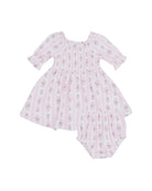 Angel Dear | Bella Rose Stripe Jennifer Dress/Bloomer | Vagabond | Apparel | Boutique