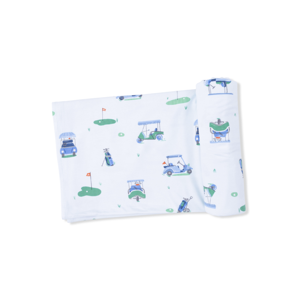 Angel Dear Vintage Golf Carts Swaddle