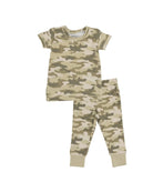 Angel Dear | Camo Short Sleeve Lounge Set | Vagabond | Apparel | Boutique